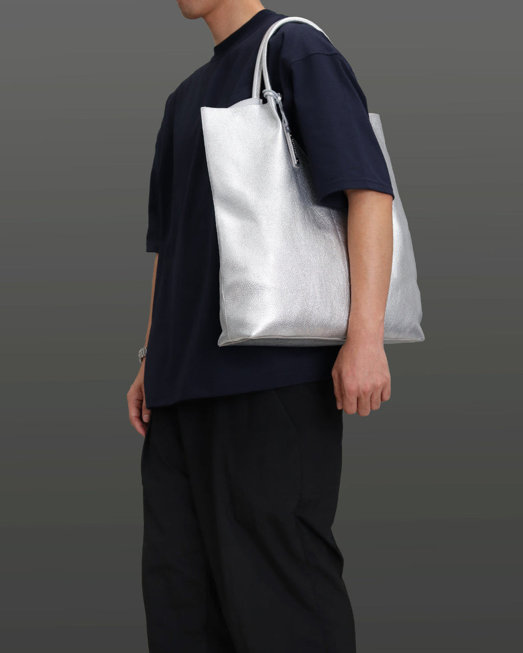 メタリックBIGトートバッグ